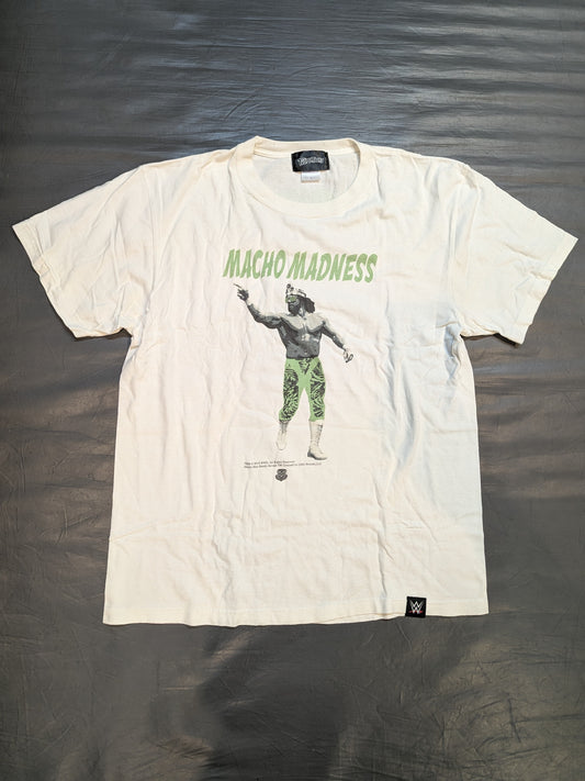 ランディ・サベージ×TWOPLATOONS コラボTシャツ①(WWE(2018) / ホワイト×グリーン)