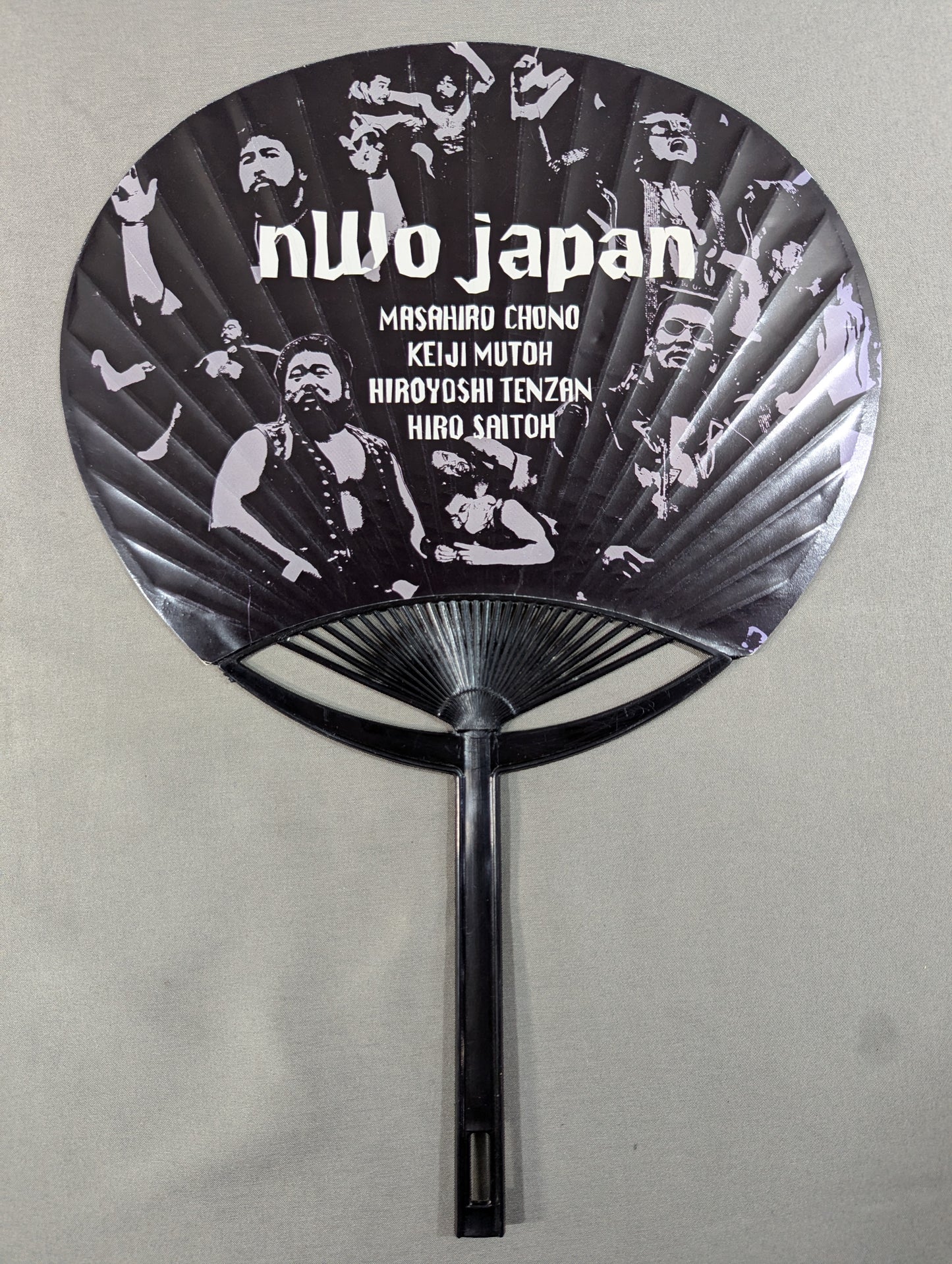 New Japan Pro Wrestling BATTLE OF STRONG STYLE&nWo JAPAN Uchiwa (paper fan) 
