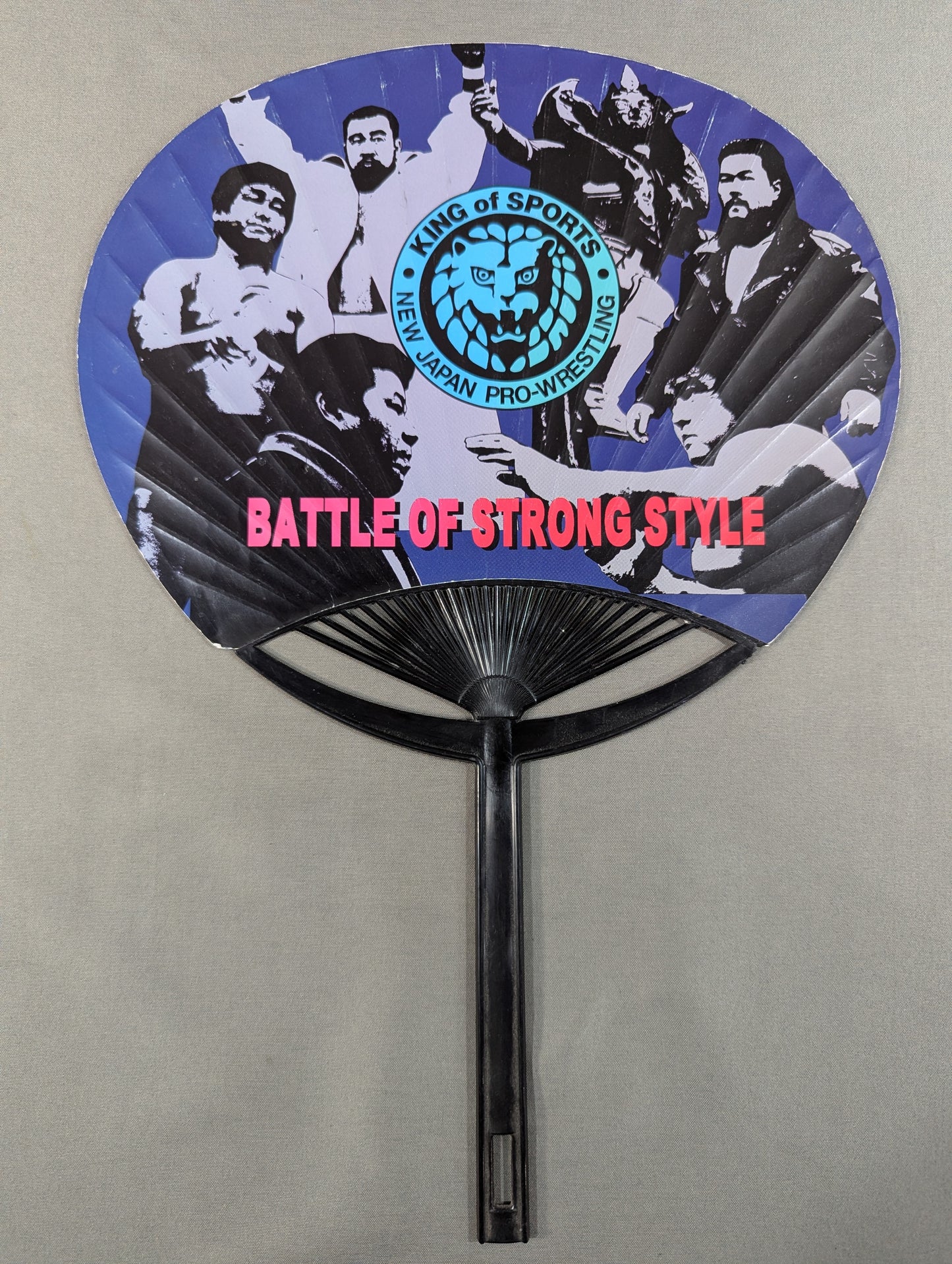 New Japan Pro Wrestling BATTLE OF STRONG STYLE&nWo JAPAN Uchiwa (paper fan) 
