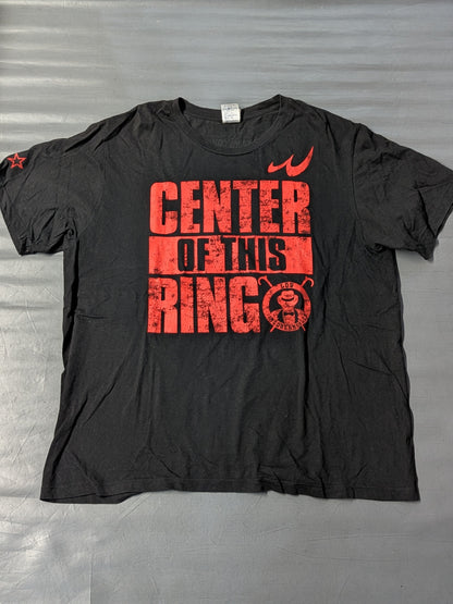 内藤哲也「CENTER OF THIS RING」Tシャツ(ブラック/2023)