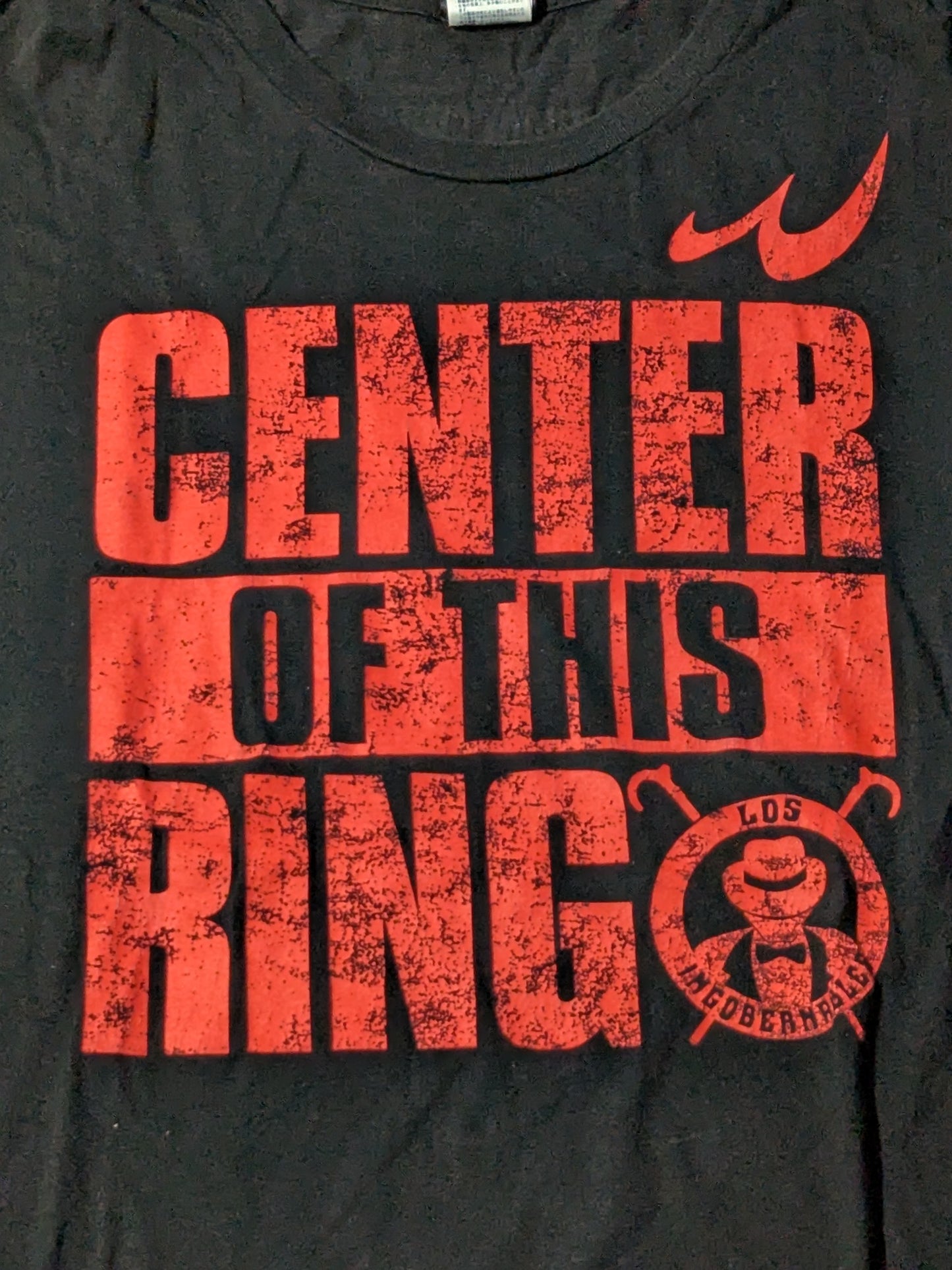 内藤哲也「CENTER OF THIS RING」Tシャツ(ブラック/2023)