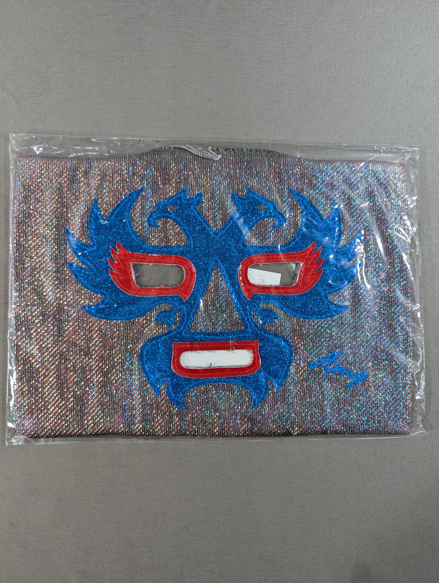 ★BIBLIO PHILIC×HAOMING★ BOOK MASK / Book Cover (Silver×Blue)