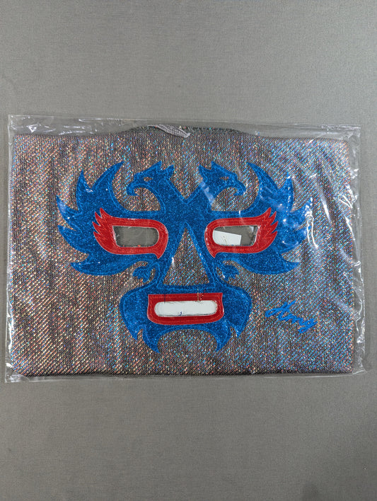 ★BIBLIO PHILIC×HAOMING★ BOOK MASK / ブックカバー(銀×青)