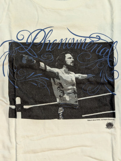 AJ Styles ×TWOPLATOONS Collaboration T-Shirt (1) (WWE (2016) / White × Blue)