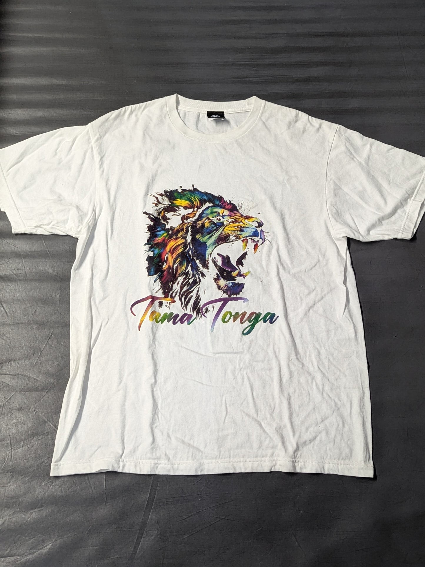 Tama Tonga LION T-shirt (1) (White)