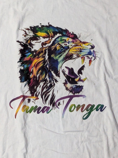 Tama Tonga LION T-shirt (1) (White)