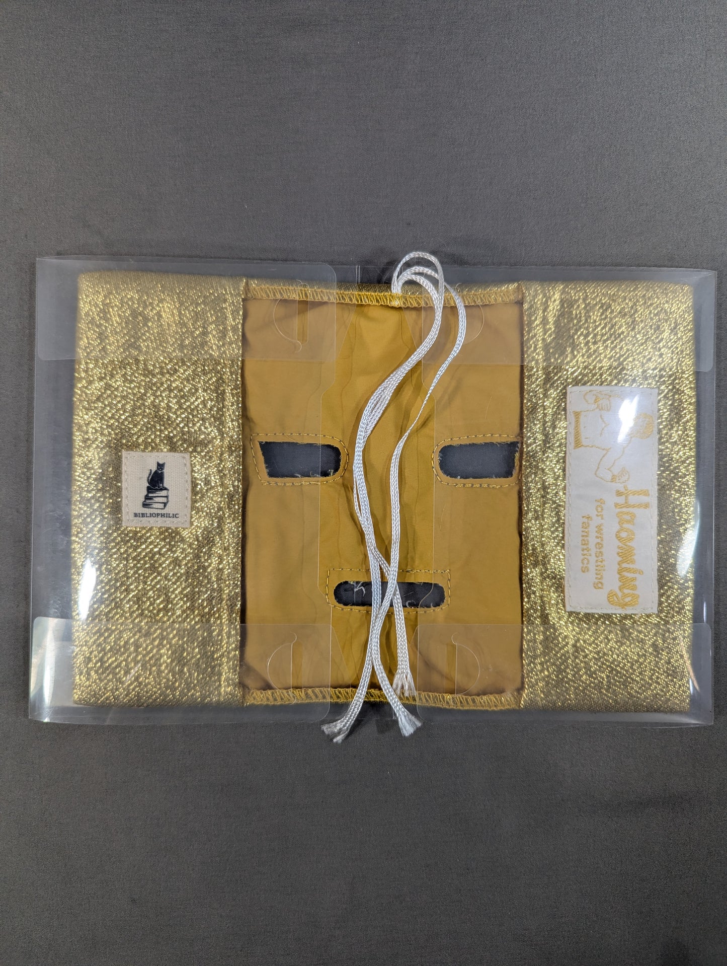 ★BIBLIO PHILIC × HAOMING★ BOOK MASK / Book Cover (Gold× Silver)
