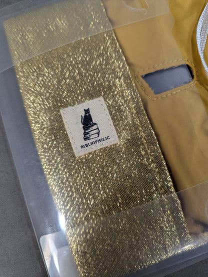 ★BIBLIO PHILIC × HAOMING★ BOOK MASK / Book Cover (Gold× Silver)