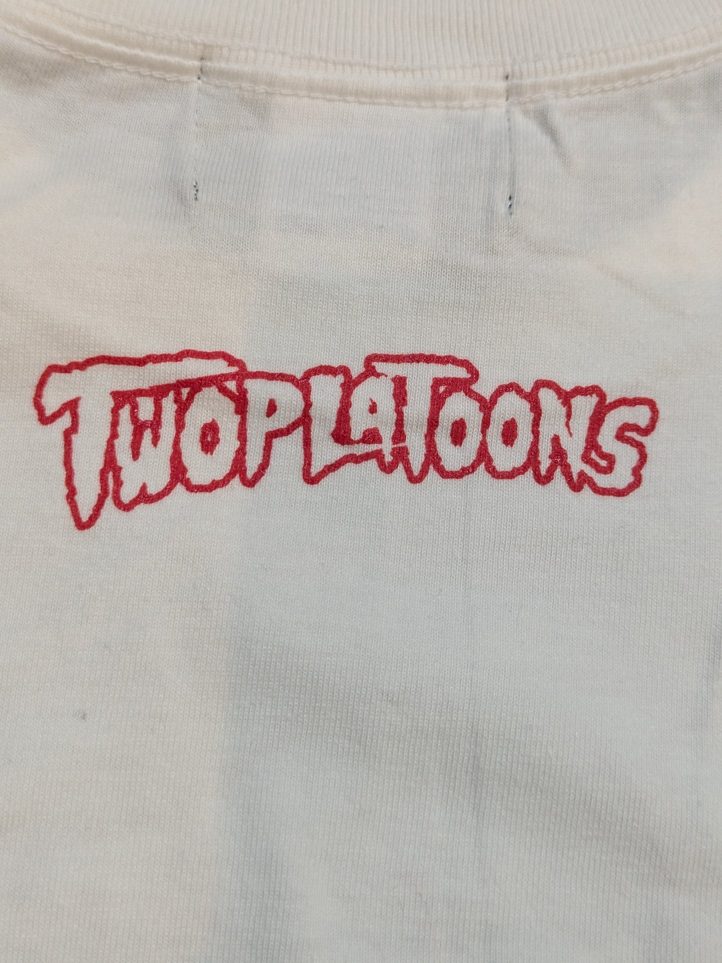 AJスタイルズ×TWOPLATOONS コラボTシャツ②(WWE(2016) / ホワイト×レッド)