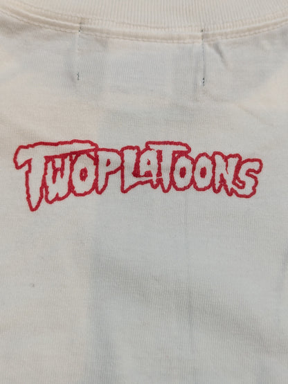 AJスタイルズ×TWOPLATOONS コラボTシャツ②(WWE(2016) / ホワイト×レッド)