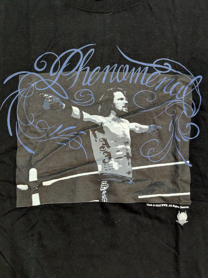AJ Styles ×TWOPLATOONS Collaboration T-Shirts (3) (WWE (2016) / Black × Blue)