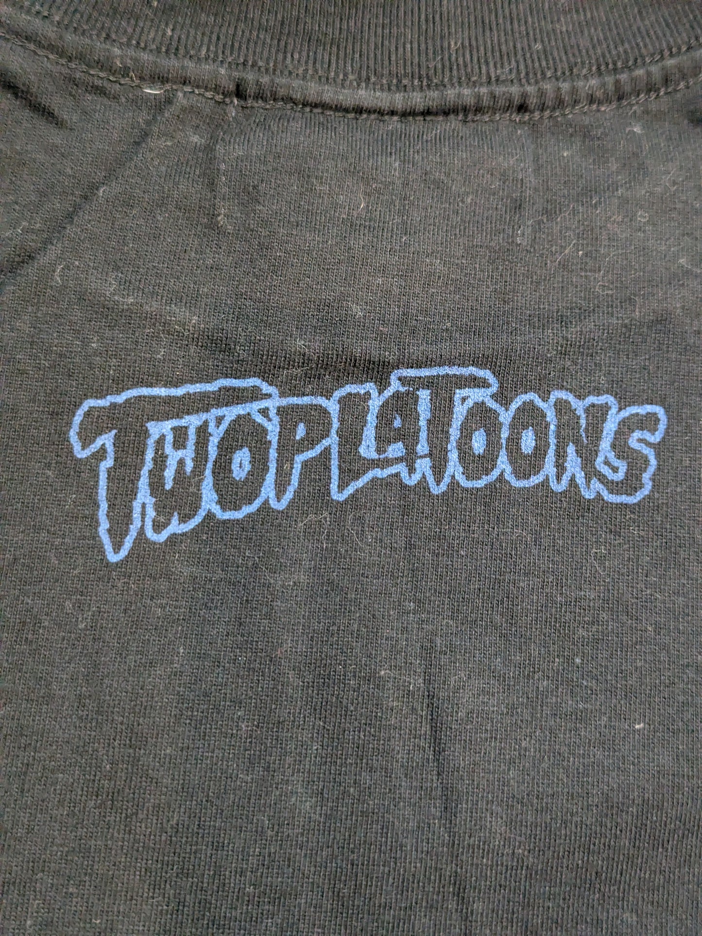 AJ Styles ×TWOPLATOONS Collaboration T-Shirts (3) (WWE (2016) / Black × Blue)