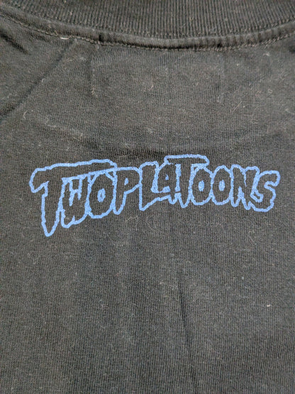 AJ Styles ×TWOPLATOONS Collaboration T-Shirts (3) (WWE (2016) / Black × Blue)