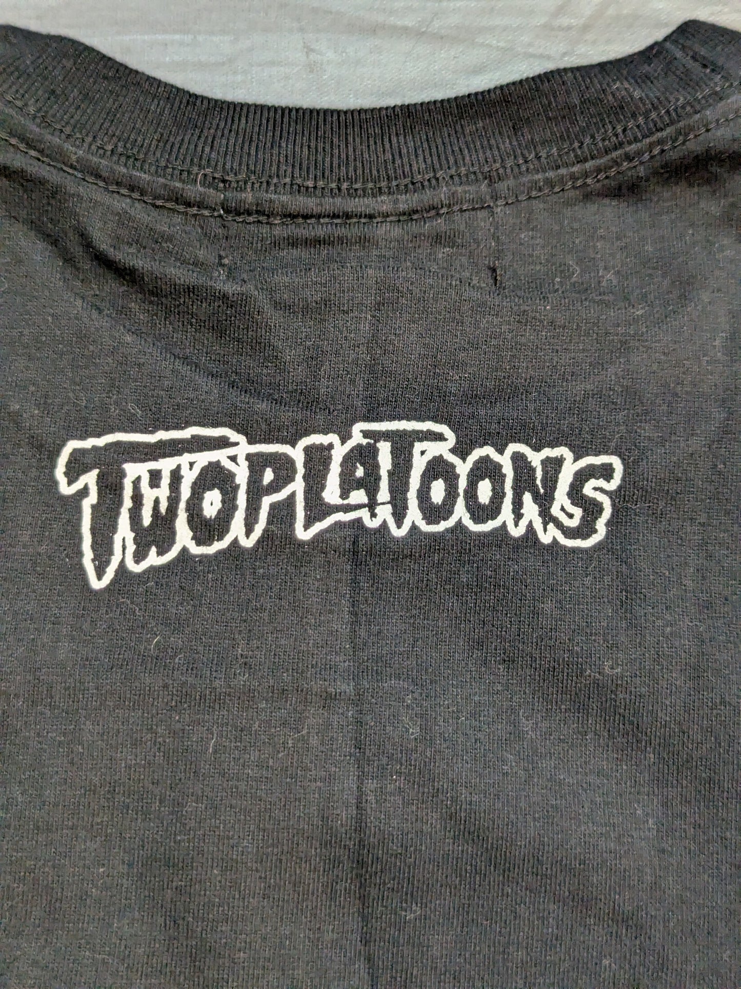 AJ Styles ×TWOPLATOONS Collaboration T-Shirts (5) (WWE (2017) / Black × White)