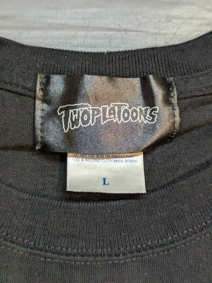 AJ Styles ×TWOPLATOONS Collaboration T-Shirts (5) (WWE (2017) / Black × White)