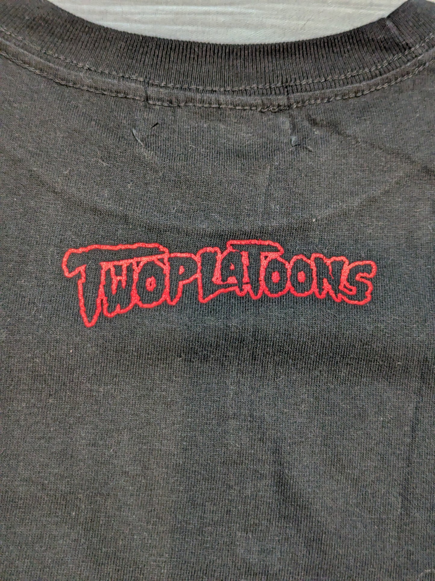 AJ Styles ×TWOPLATOONS Collaboration T-Shirts (6) (WWE (2019) / Black × Red)