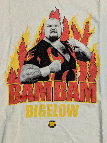 Bam Bam Bigelow ×TWOPLATOONS Collaboration T-Shirt (WWE (2018) / White)
