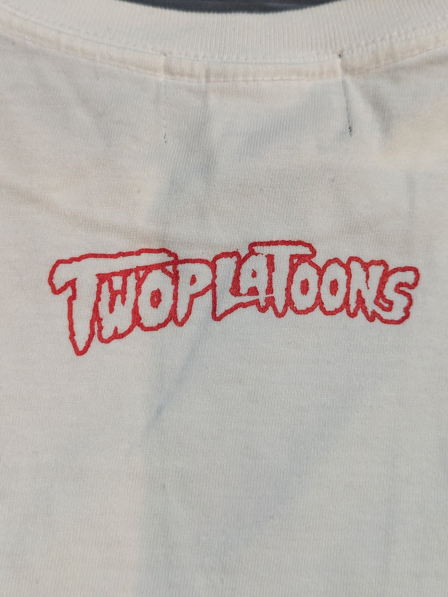 Bam Bam Bigelow ×TWOPLATOONS Collaboration T-Shirt (WWE (2018) / White)