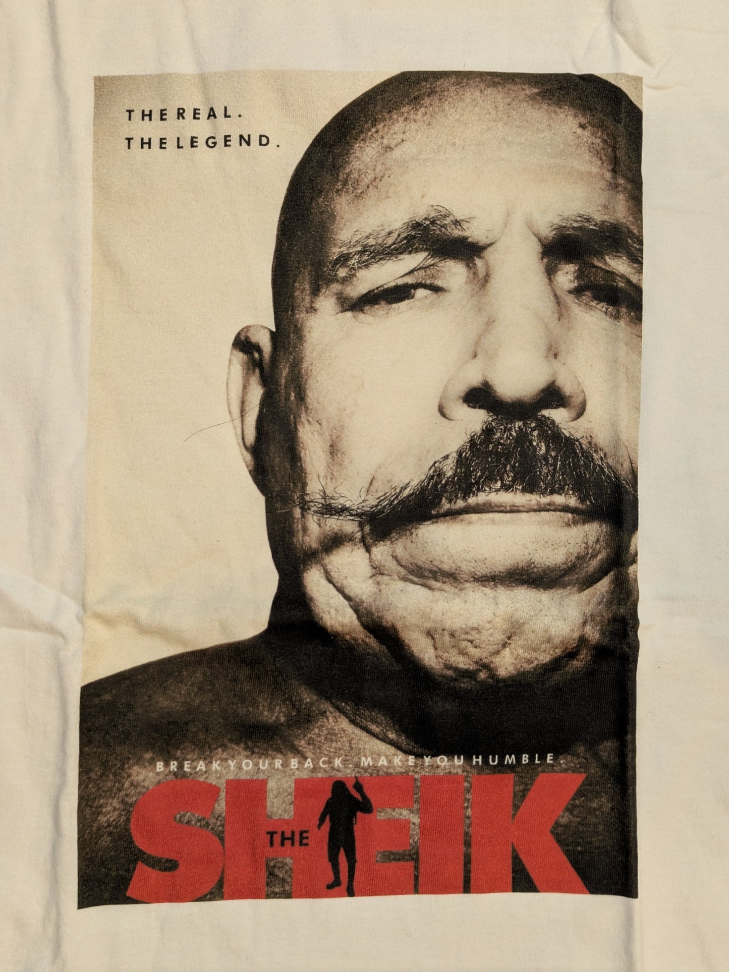Iron Sheik × TWOPLATOONS Collaboration T-Shirt (White)