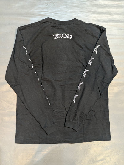 The Club (Karl Anderson  & Doc Gallows) ×TWOPLATOONS Collaboration Long Sleeve T-Shirt (WWE (2016) / Black)