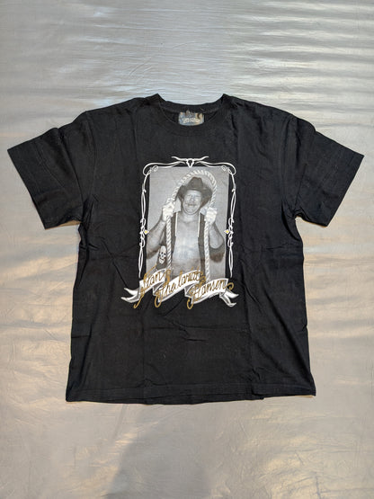 Stan Hansen ×TWOPLATOONS Collaboration T-Shirt (1) (Black)