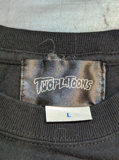 Stan Hansen ×TWOPLATOONS Collaboration T-Shirt (1) (Black)