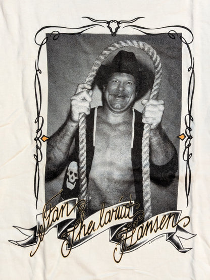 Stan Hansen× TWOPLATOONS Collaboration T-Shirt (2) (White)