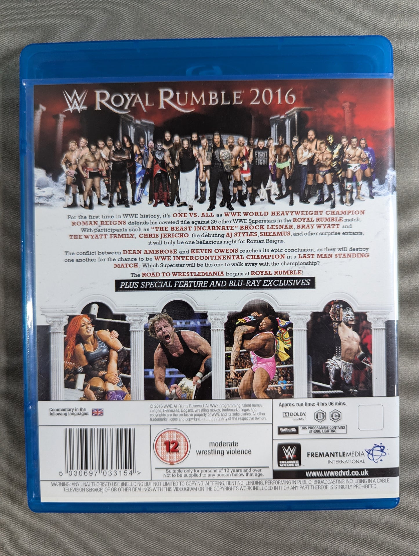 WWE ROYAL RUMBLE 2016