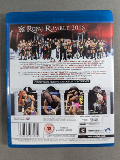 WWE ROYAL RUMBLE 2016