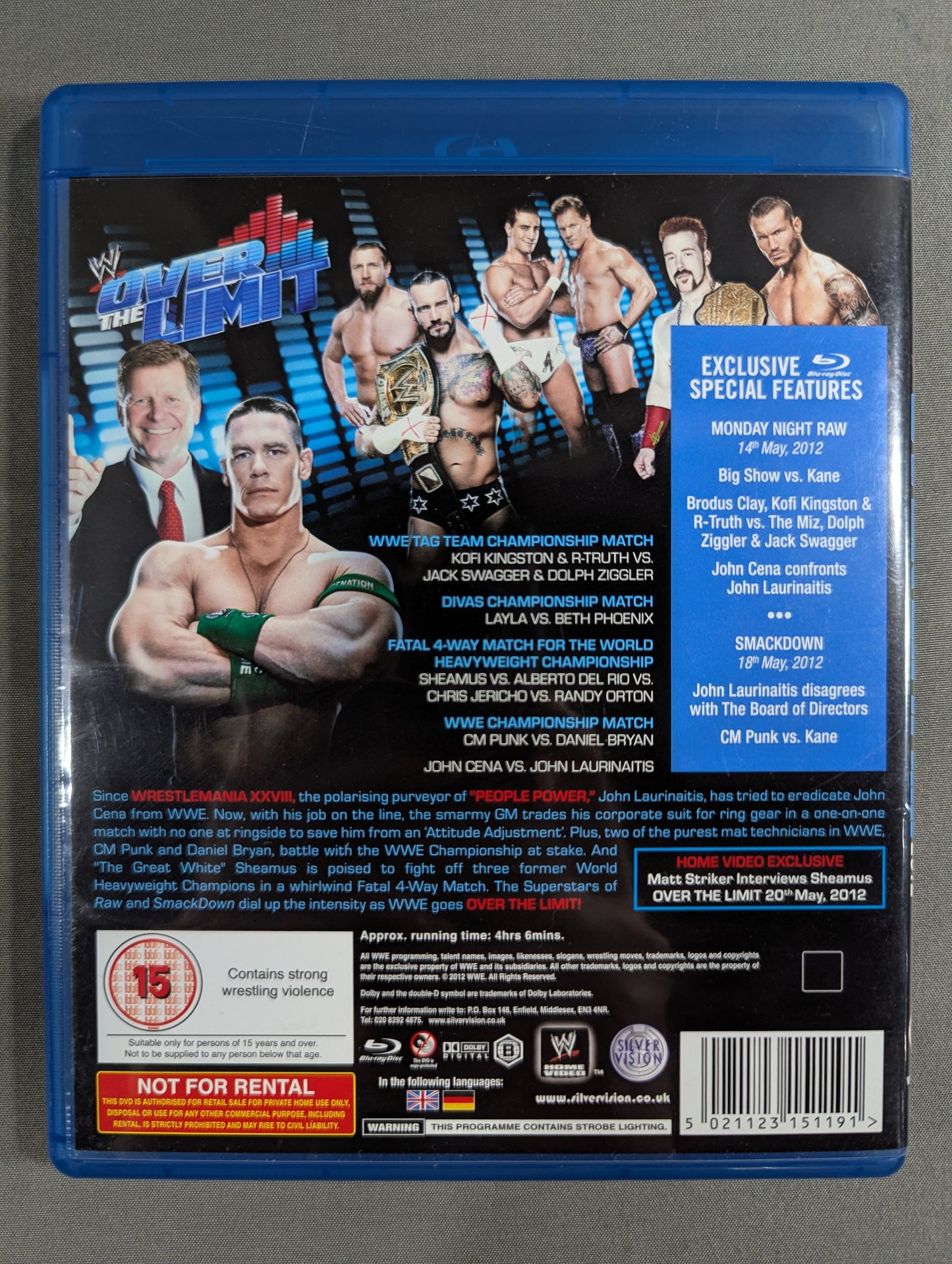 WWE OVER THE LIMIT 2012