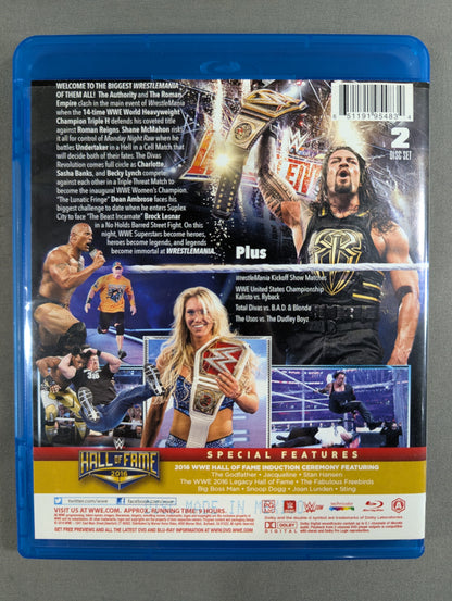 WWE WRESTLEMANIA 2016