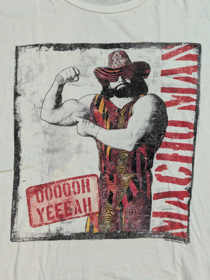 ランディ・サベージ「MACHO MAN」ピクチャーTシャツ(ホワイト)