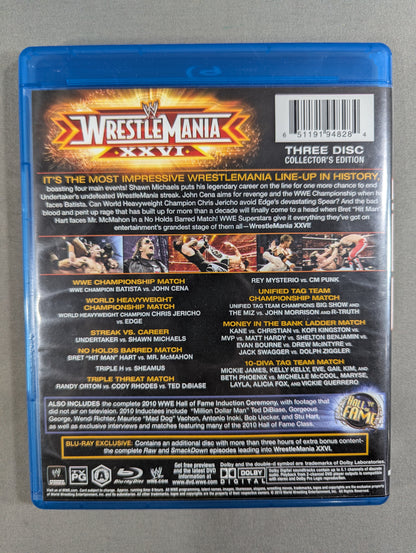 WWE WRESTLEMANIA XXVI