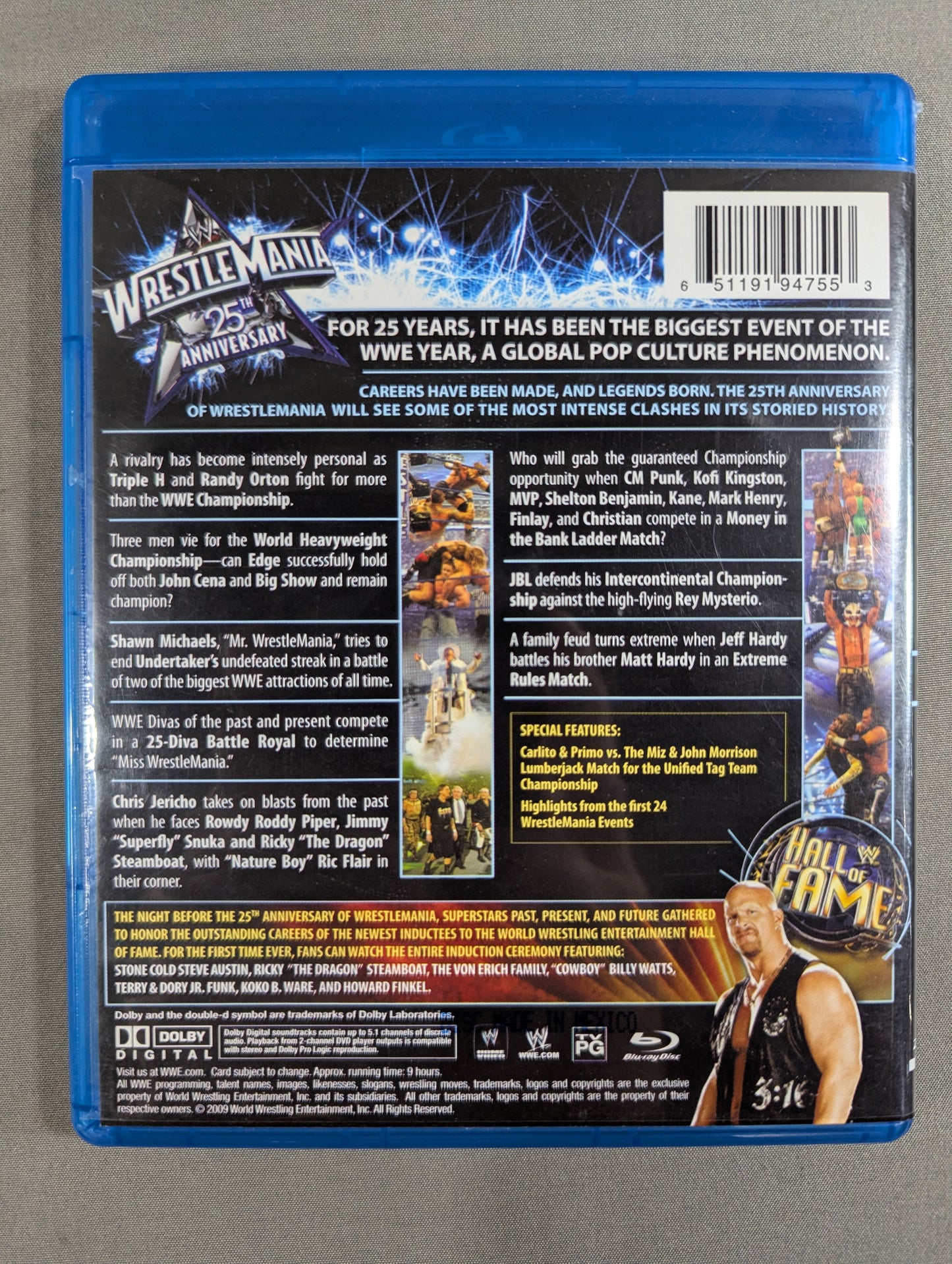 WRESTLE MANIA XXV ★25TH ANNIVERSARY★