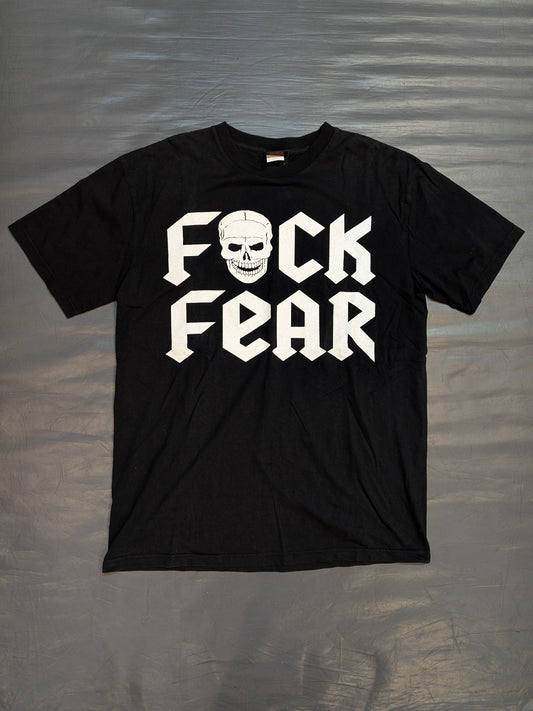 ストーンコールド・スティーブ・オースチン「FUCK FEAR」Tシャツ(ブートレッグ / ブラック)