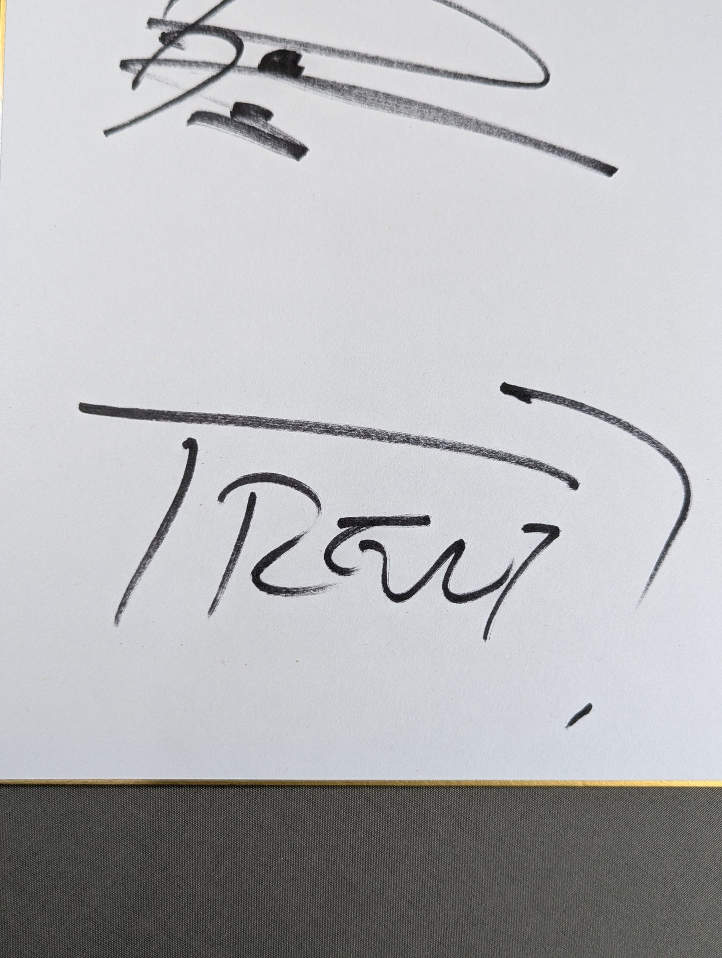 ★ Roppongi Weiss ★ Rocky Romero & Valletta (King of Pro-wrestling only) Shikishi ( Autograph board ) )