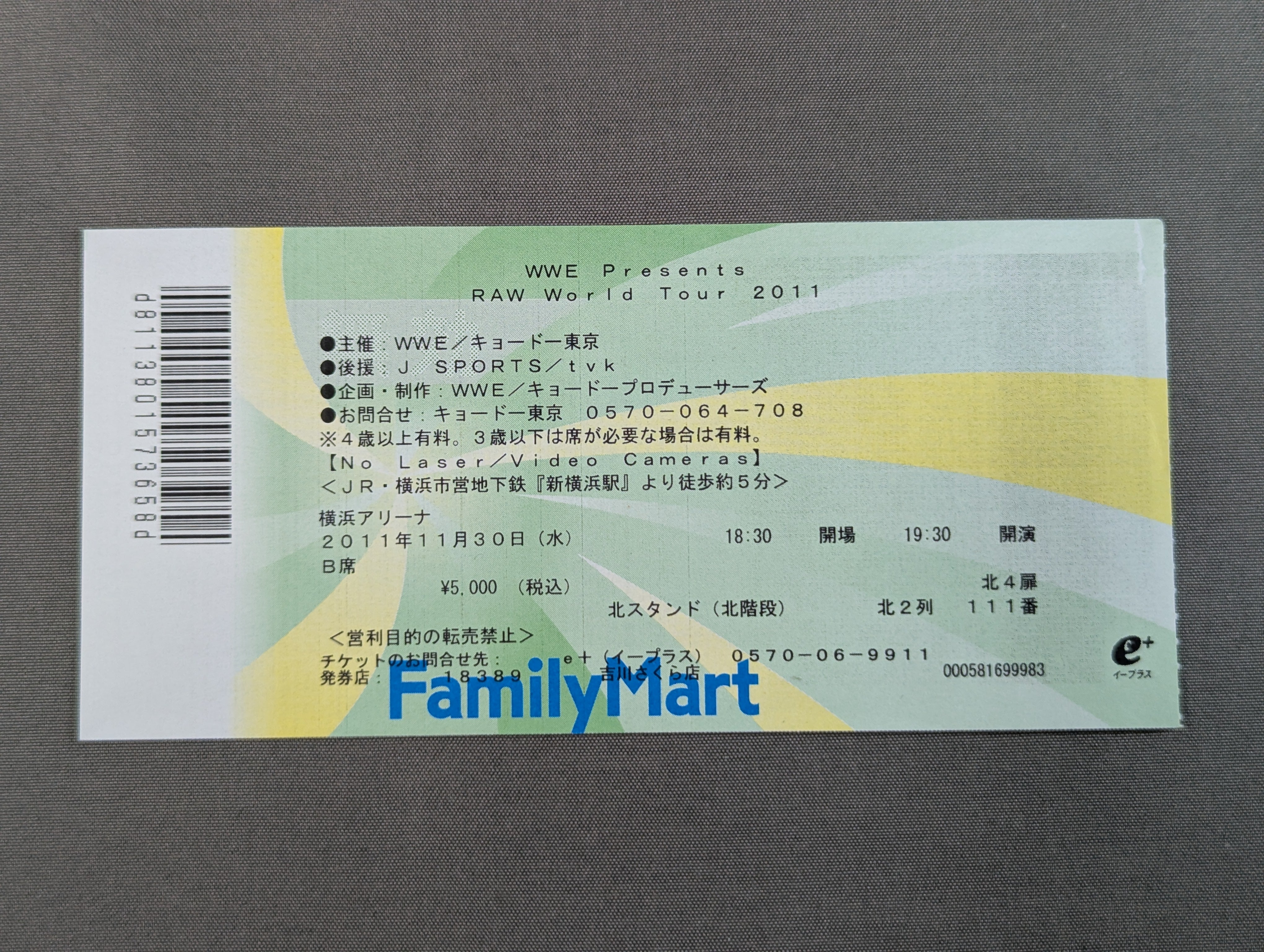 WWE Presents RAW World Tour 2011 – 闘道館