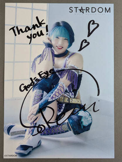 壮麗亜美 直筆サイン入り スターダムポートレート(F-2)