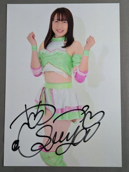 Saya Kamitani  hand signed autograph  Starda Mu Pro-Photo (D-4)