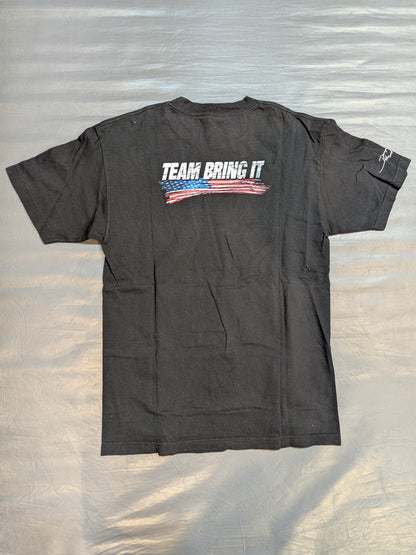 The Rock 'TEAM BRING IT!' T-shirts (2) (WWE (2000s) / Black)