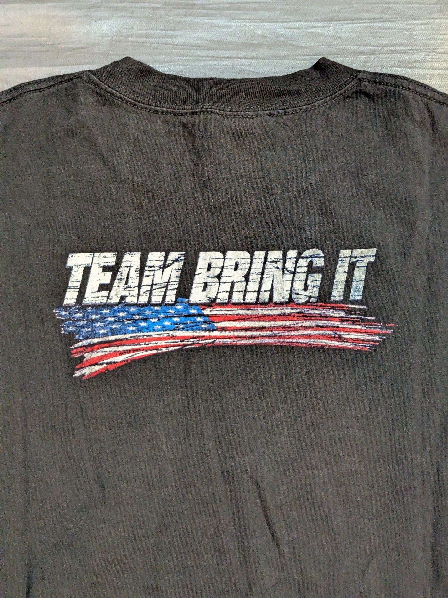 The Rock 'TEAM BRING IT!' T-shirts (2) (WWE (2000s) / Black)