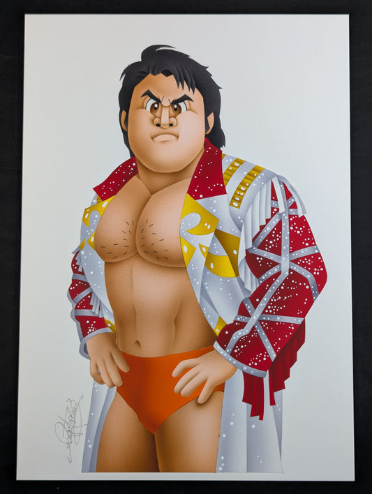 ★坂井永年氏 原画作品★「セクシーターザン」武藤敬司