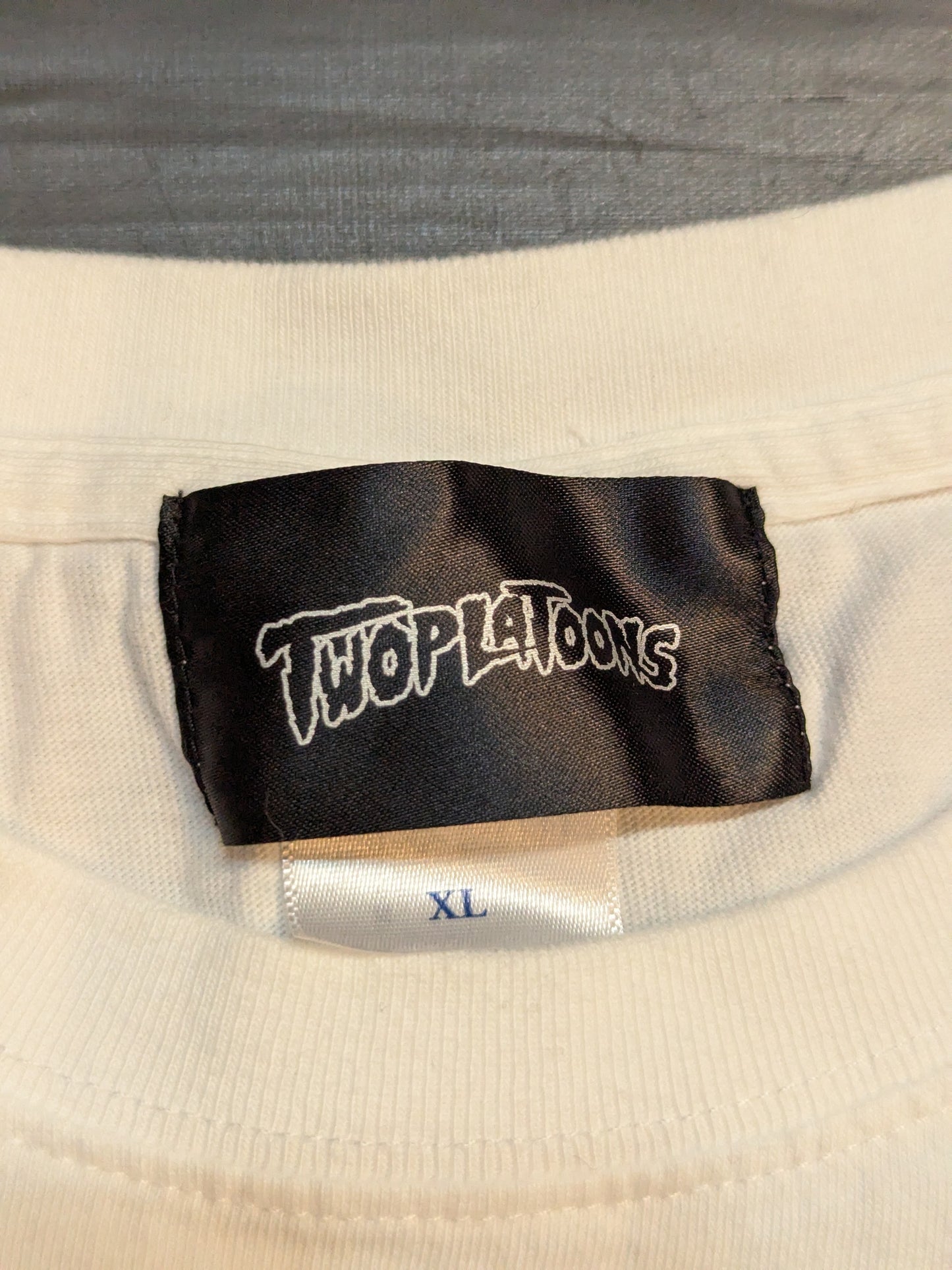 Bruiser Brody  & Stan Hansen × TWOPLATOONS Collaboration T-Shirt (White)