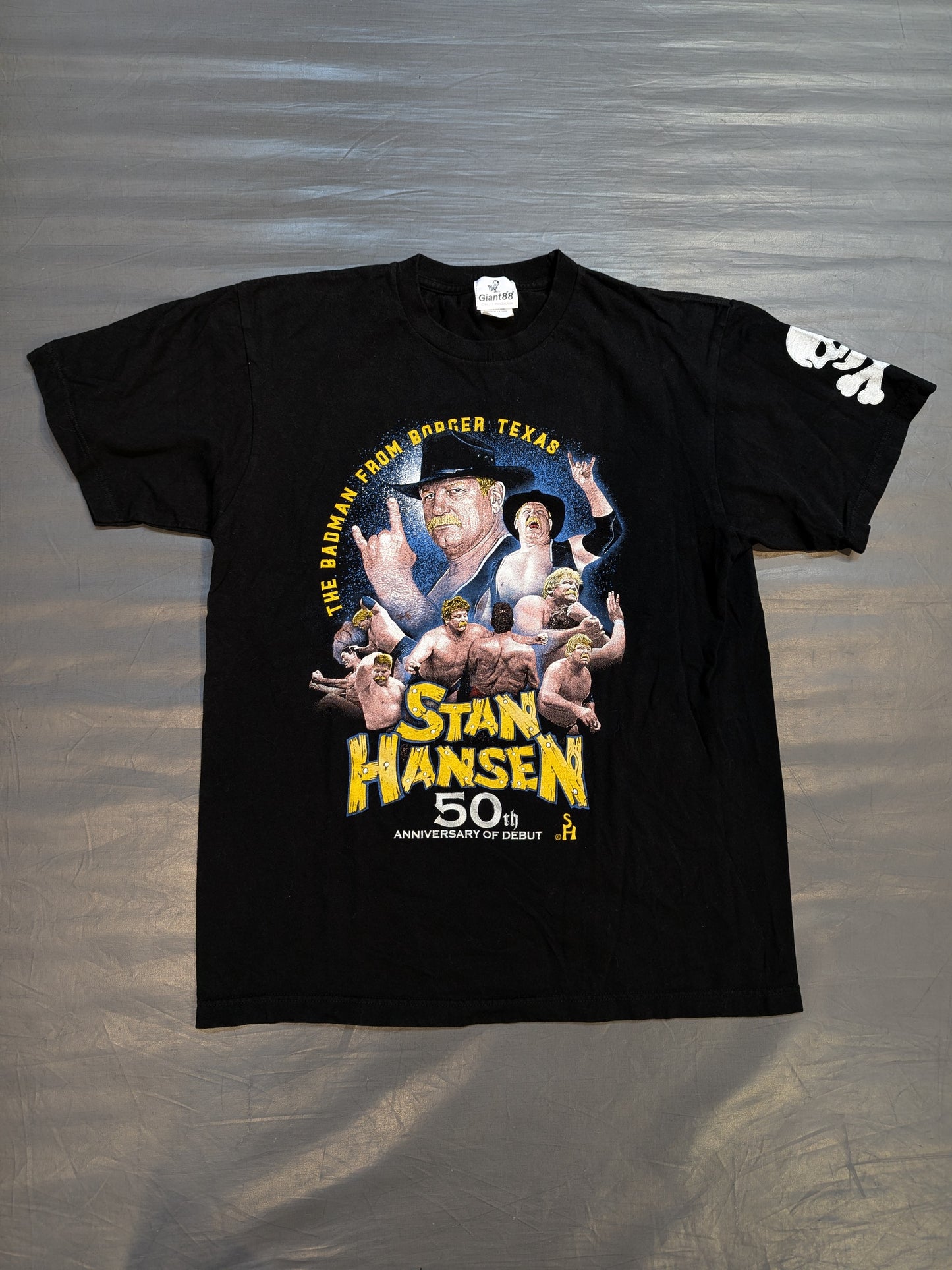 Stan Hansen '50th Anniversary' T-shirt (Black)