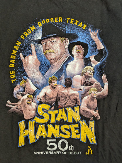 Stan Hansen '50th Anniversary' T-shirt (Black)