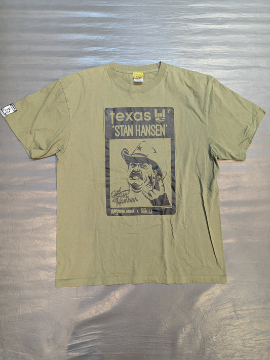 スタン・ハンセン×COUNT2.9 Tシャツ(カーキ)