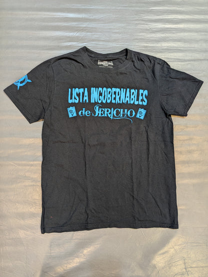 Chris Jericho "LISTA INGOBERNABLES DE JERICHO" T-SHIRT (Black)