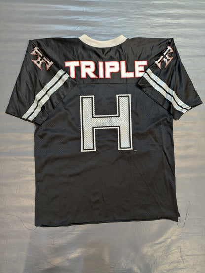 Triple H Hockey Jersey (2) (WWE (2000s) / Black & Gray)