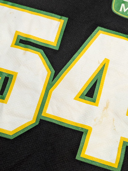 John Cena  Hockey Jersey (1) (WWE (2000s) / Black × Green)