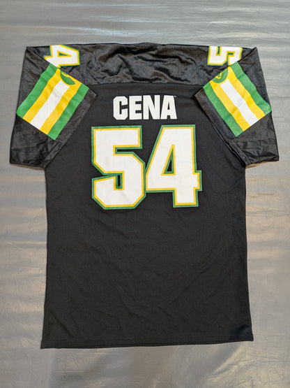 John Cena  Hockey Jersey (1) (WWE (2000s) / Black × Green)